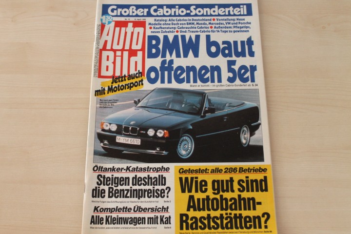 Deckblatt Auto Bild (15/1989)
